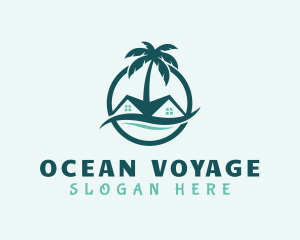 Vacation Beach House logo design