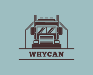 Freight Truck Logistics Logo