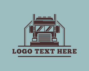 Freight - Freight Truck Logistics logo design