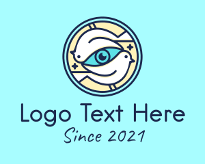 Fortune Telling - Mystic Eye Dove logo design