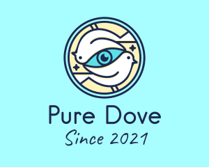 Mystic Eye Dove logo design