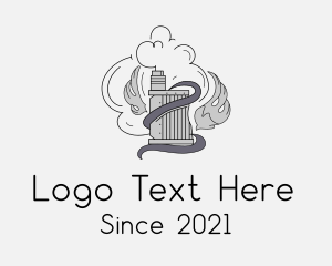 Tobacco - Electric Cigarette Wings logo design