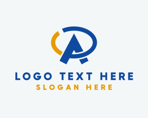 Loan - Science Orbit Letter A logo design