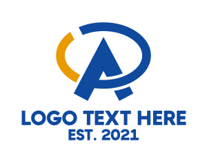 Loan - Science Orbit Letter A logo design
