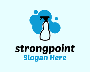 Disinfectant Spray Bottle Logo