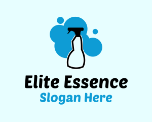 Cleaning Equipment - Disinfectant Spray Bottle logo design
