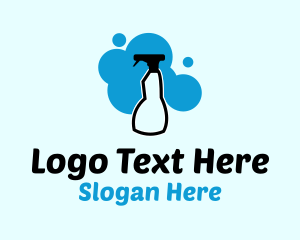 Disinfectant Spray Bottle Logo