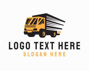 Logistics - Logistics Truck Delivery logo design