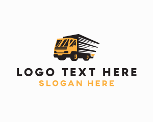 Vechicle - Logistics Truck Delivery logo design