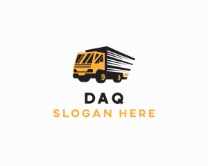 Logistics Truck Delivery Logo