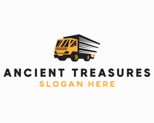 Logistics Truck Delivery logo design