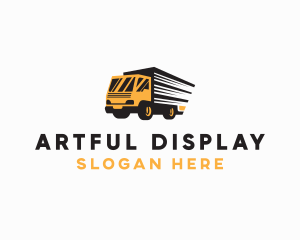 Logistics Truck Delivery logo design