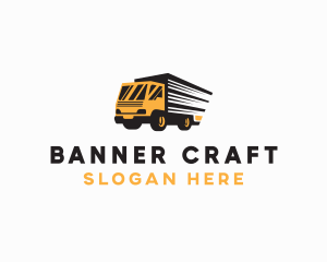 Logistics Truck Delivery logo design