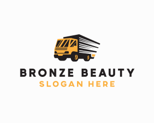 Logistics Truck Delivery logo design