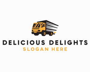 Logistics Truck Delivery logo design