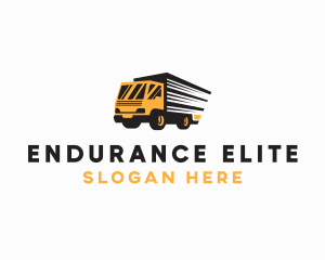 Logistics Truck Delivery logo design