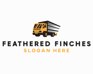 Logistics Truck Delivery logo design