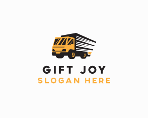 Logistics Truck Delivery logo design