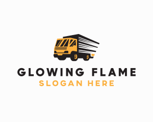 Logistics Truck Delivery logo design