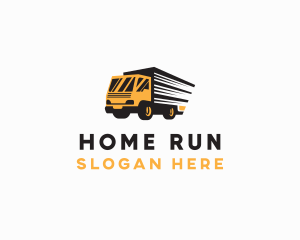 Logistics Truck Delivery logo design