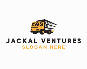 Logistics Truck Delivery logo design