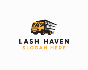 Logistics Truck Delivery logo design