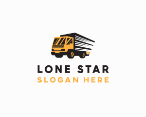 Logistics Truck Delivery logo design