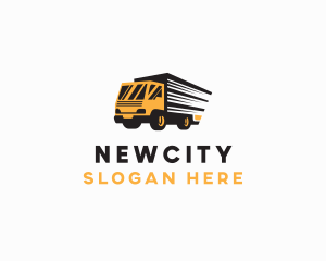 Logistics Truck Delivery logo design