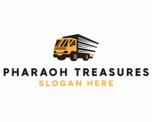 Logistics Truck Delivery logo design