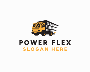 Logistics Truck Delivery logo design