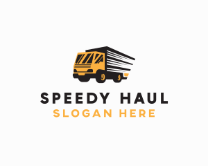 Logistics Truck Delivery logo design