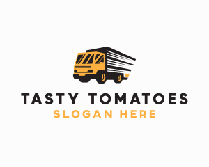 Logistics Truck Delivery logo design