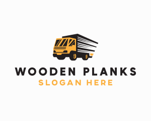 Logistics Truck Delivery logo design