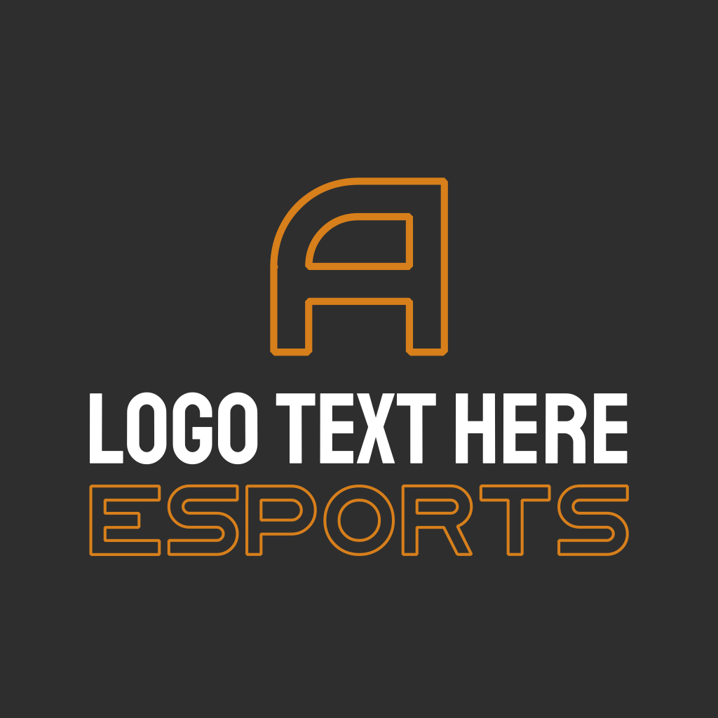 Orange Esports Letter Text Logo | BrandCrowd Logo Maker