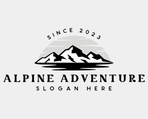 Outdoor Mountain Alpine logo design