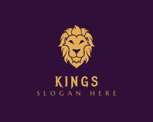 Lion Wildlife King logo design