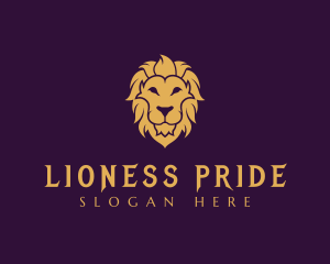 Lion Wildlife King logo design