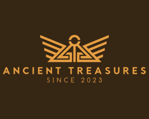 Ancient Temple Wings logo design