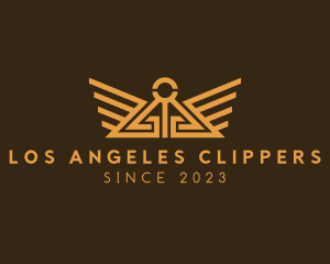 Native - Ancient Temple Wings logo design