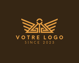 Native - Ancient Temple Wings logo design