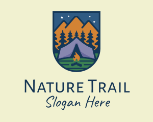 Outdoors - Outdoor Forest Camping logo design