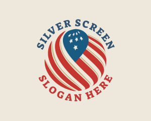 Election - American Flag Global logo design