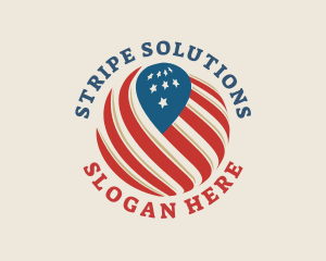 American Flag Global logo design