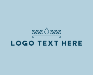 Water Drop - Drop Water Waves logo design