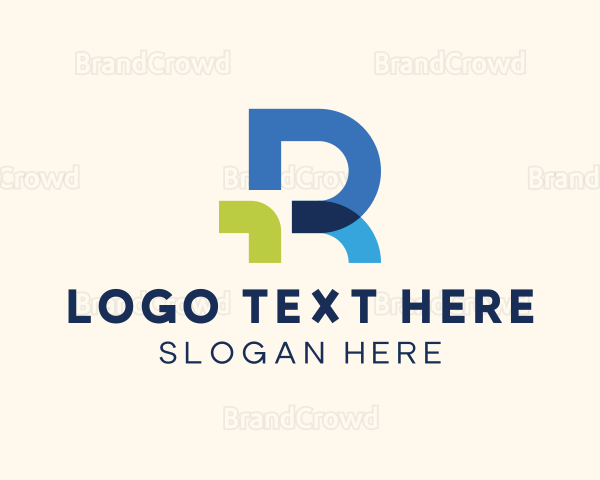 Letter R Media Company Logo