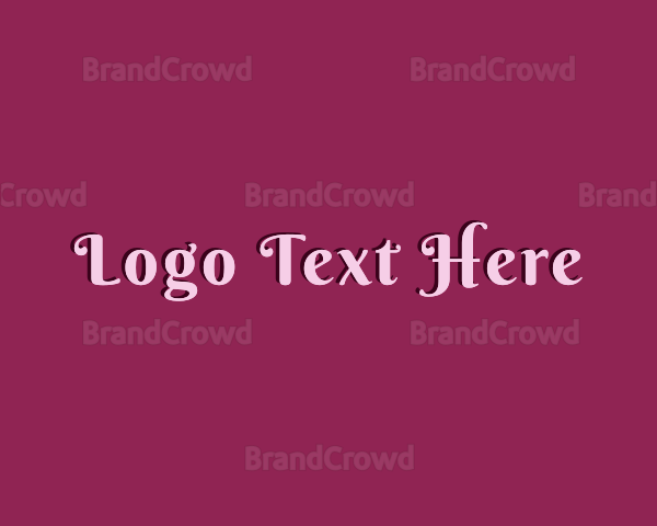 Traditional Stylish Fashion Logo