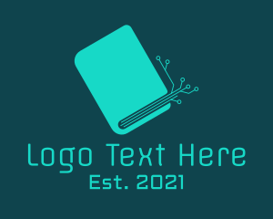 Technology - Digital Book Circuit logo design
