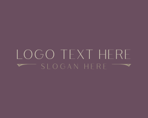 Gold Luxury Fashion Logo