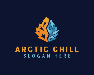 Cold Fire Ice logo design