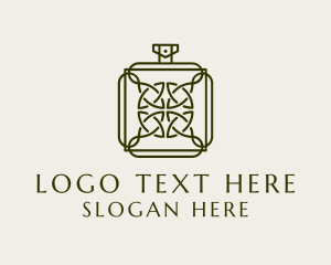 Fragnant - Luxury Perfume Scent logo design